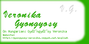 veronika gyongyosy business card